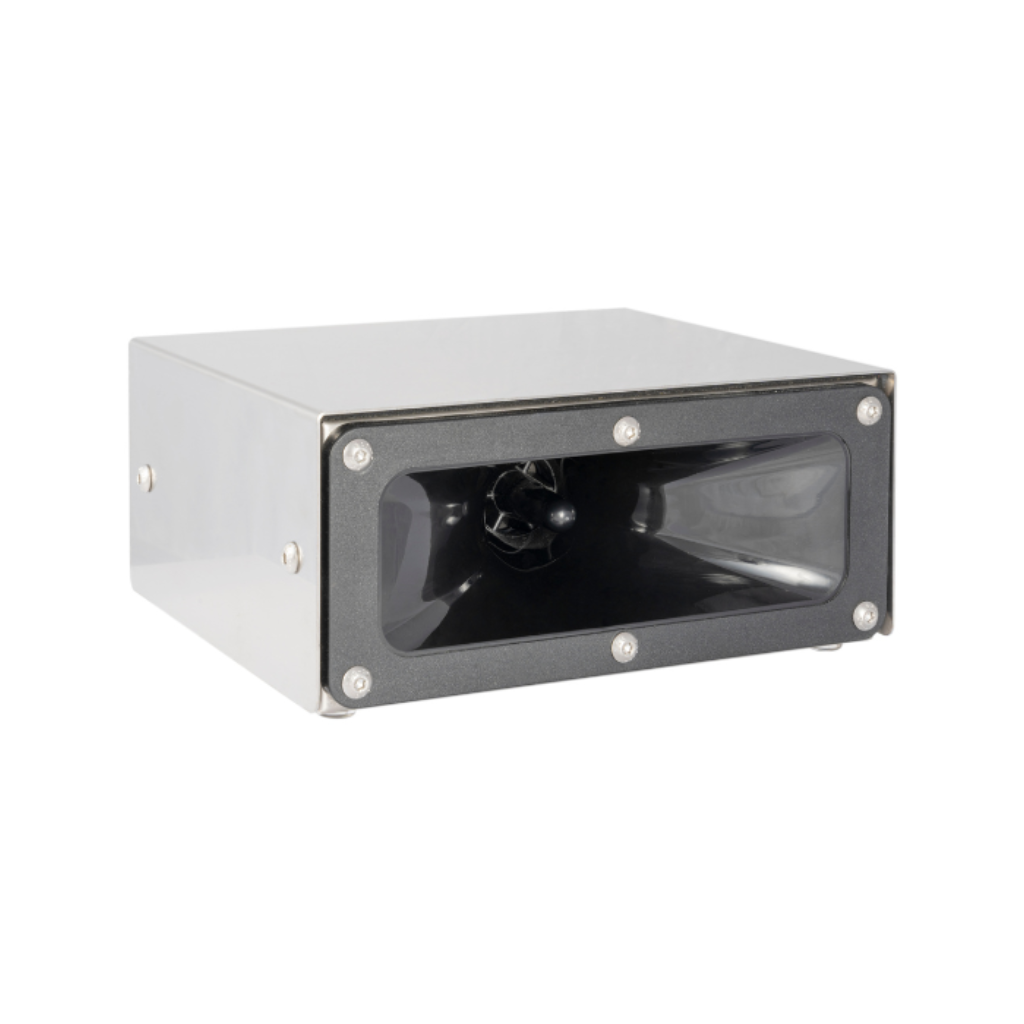 US2004, dispositivo originale in acciaio inox con diffusore ultrasonico frontale